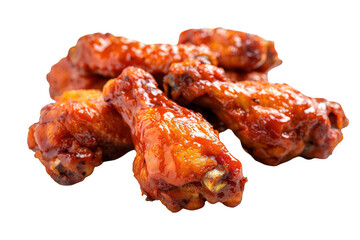 chicken wings isolated on white