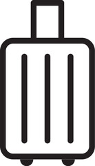 Travel suitcase icon