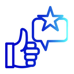 Reputable Icon Trendy Line Style for Credibility Pack Icon Themes