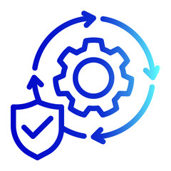 Operational Icon Trendy Line Style for Credibility Pack Icon Themes