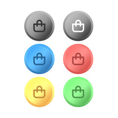 Shopping Cart Icon – Ecommerce Minimalist Vector Line Design