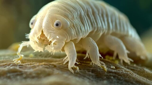 Polymorph microorganism observed under a microscope in a laboratory setting, Polymorph microorganism under microscope Organisms Unicellular Funny observation