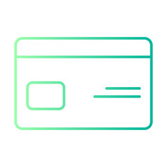 debit card gradient icon