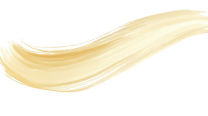 PNG file transparent background – Light pastel yellow flat brush stroke with gentle warmth