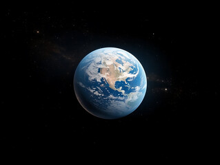 Obraz premium Earth with Space, Planet, and Cosmos.