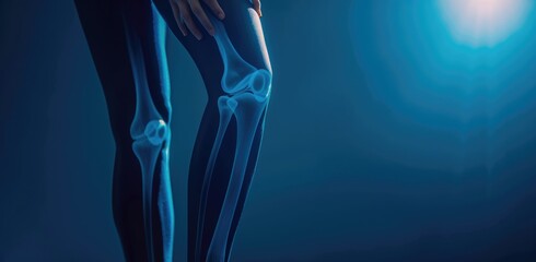 Knee Bones Anatomy Visualization