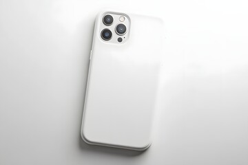 Plastic Phone Case isolated on white background