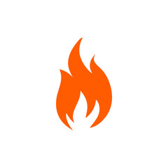 Fire flame cartoon burn. Vector illustration.