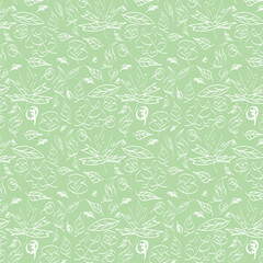 seamless pattern with birds