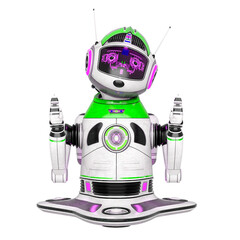 bot robot is saying to stop there