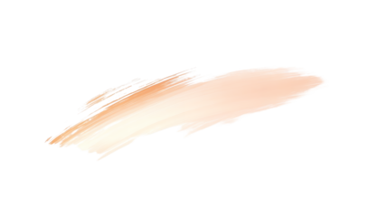 PNG file transparent background – Peach flat brush stroke with a warm soft hue