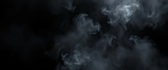 Smoke black ground fog cloud floor mist background steam dust dark white horror overlay Ground smoke