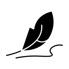 quill glyph icon