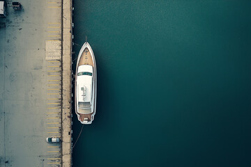 Majestic yacht floating in harbor delivers luxury sophistication and serene maritime escape for discerning travelers