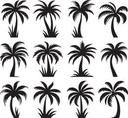 Fototapeta premium seamless palm trees