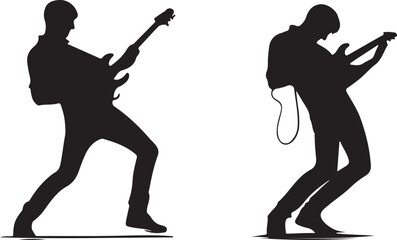 rock band silhouette