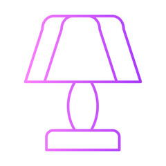 table lamp gradient icon