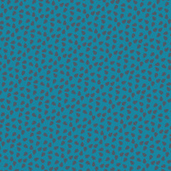Abstract turquoise dotted pattern background with dark blue shapes. Stylish texture for design elements, fabrics, wallpapers, flyers, banners, and cards.