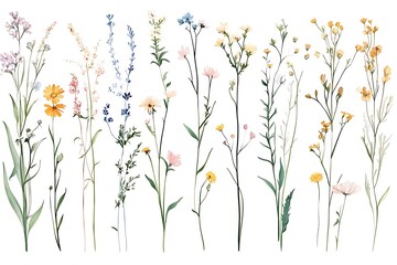 Pastel Wildflower Collection 