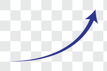 wavy curved Long arrow icon. long line arrow vector. flat style Arrow symbol. arrow on a transparent background. vector illustration. blue long arrow, curve green arrow icon vector for your apps, web 