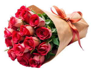 bouquet of red roses