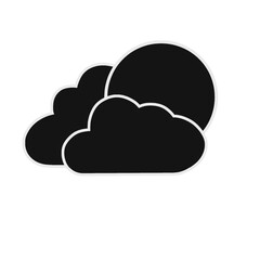 Cloudy Sunset Over Hills, Nature Landscape Photography, Tranquil Environment, Scenic Viewpoint