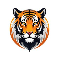 Fototapeta premium Bold jungle predator tiger artwork high resolution picture