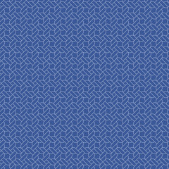 Geometric blue pattern texture with repeating shapes, modern design for backgrounds, textiles, wallpapers, and banners.