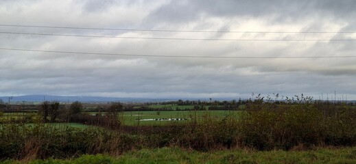 landscape with clouds