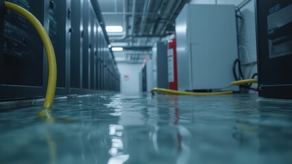 Flooded Server Room Data Center Emergency