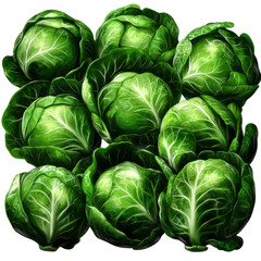 Fototapeta premium Harvesting fresh cabbage farm food photography outdoor close-up