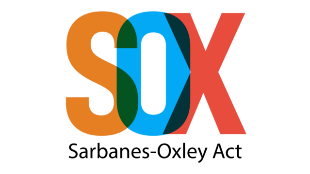 Sarbanes-Oxley Act and SOX compliance policy on table