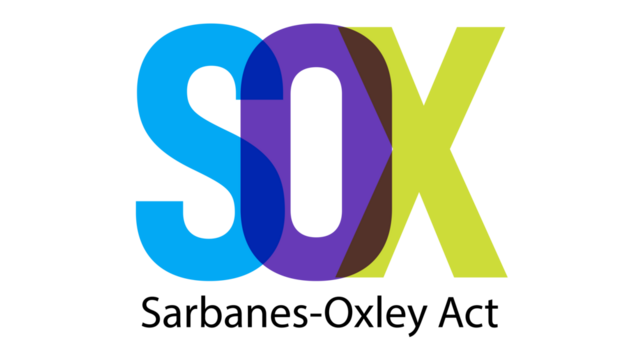 Sarbanes-Oxley Act and SOX compliance policy on table