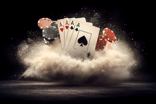 Four Aces with Casino Chips, and Dust Explosion.