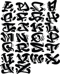 Hip Hop Inspired Graffiti Letter Design