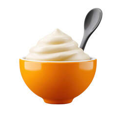 Delicious frozen yogurt treat kitchen food photography bright close-up