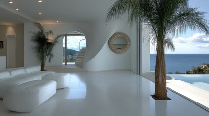 Modern Coastal Living Space