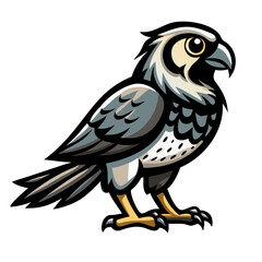 Obraz premium an illustration of a sharp eyed owl on a bright background