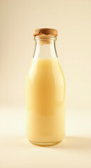 Natural Juice Bottle - Minimalist Organic Beverage Packaging