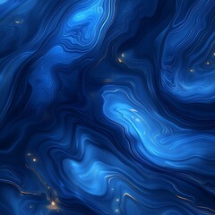 Fototapeta premium Abstract waves blue smooth tissue dreamy artistic texture high resolution picture