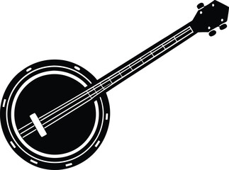 Fototapeta premium banjo vector icon .eps