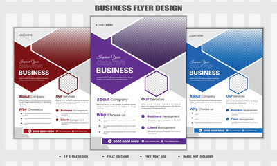I will business flyer design even motion flyer design
