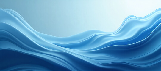 Fototapeta premium abstract blue wave background
