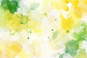 Abstract yellow watercolor background with textured design