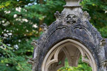 Old Stone Arch Detail in Sandford Park, Cheltenham