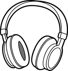 Headphones Illustration