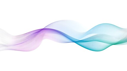 Abstract Colorful Flowing Waves.