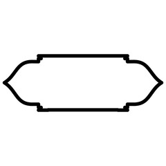 Obraz premium frame icon vector illustration concept