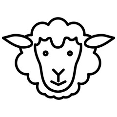 sheep icon vector illustration concept
