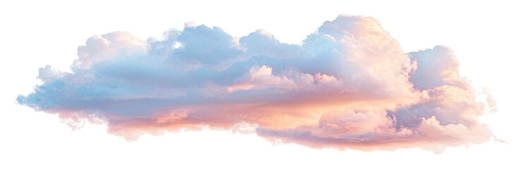 Obraz premium PNG Cloud evening sky pastel pastel cloud atmosphere.